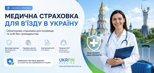 Медична страховка для в'їзду в Україну для іноземців онлайн